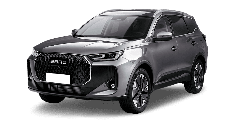 Leasing Coches Ebro S700 1.6 TGDI Luxury 7 DCT Gris, Blanco / Negro