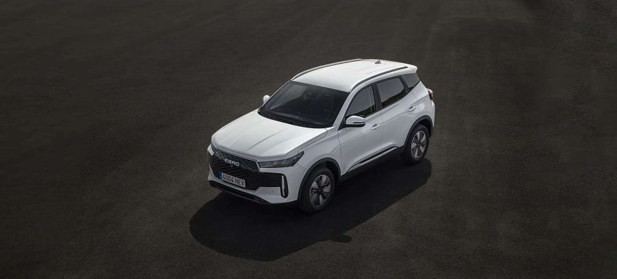 Leasing Coches Ebro S400 1.5 DHE HEV Excellence CVT Blanco Khaki, Gris Phantom