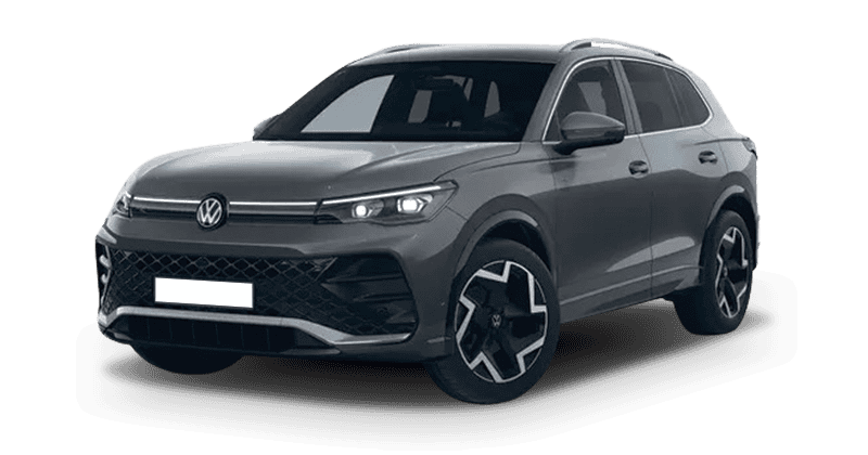 Leasing Coches Volkswagen Tiguan 1.5 eTSI DSG R-Line Gris Delfín, Blanco