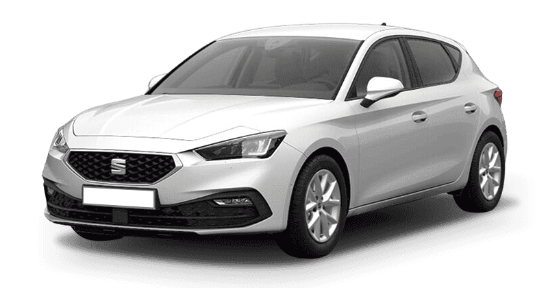 Leasing Coches Seat Leon-1.5 eTSI 85kW DSG Style XL Fleet Pack Blanco Suave, Gris Magnetic