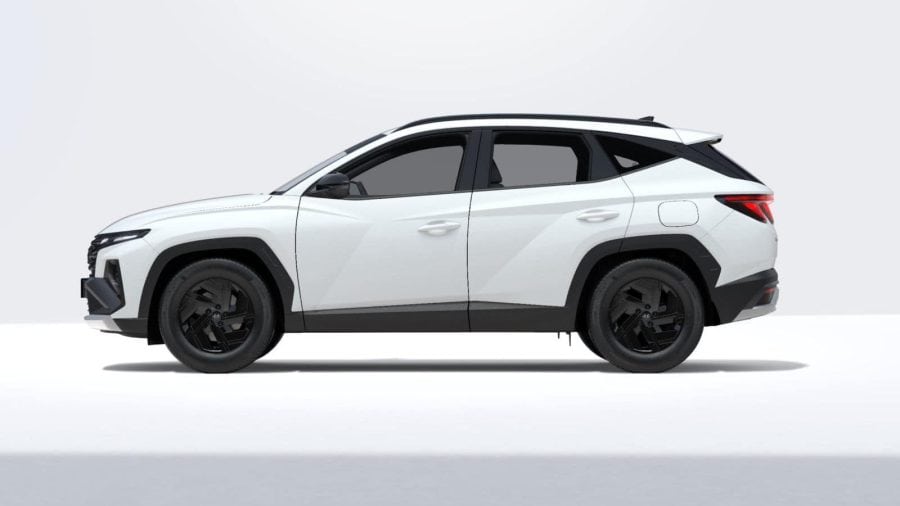 Leasing Coches Hyundai Tucson 1.6T HEV AT Black Line Atlas White