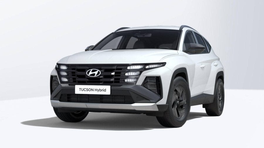 Leasing Coches Hyundai Tucson 1.6T HEV AT Black Line Atlas White