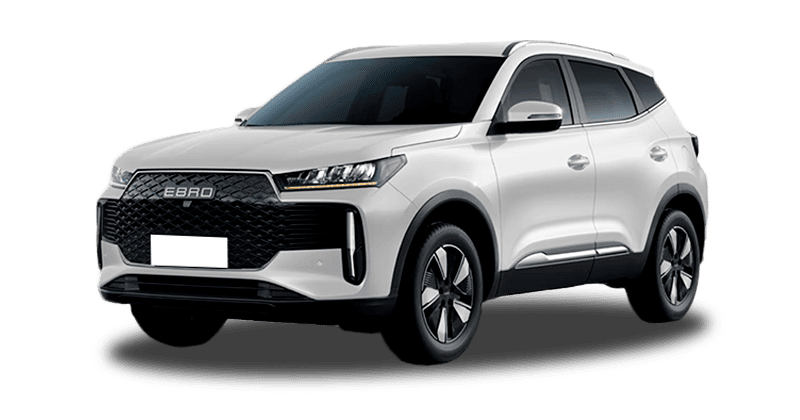 Leasing Coches Ebro S400 1.5 DHE HEV Excellence CVT Blanco Khaki, Gris Phantom