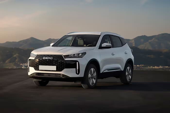 Leasing Coches Ebro S400 1.5 DHE HEV Excellence CVT Blanco Khaki, Gris Phantom