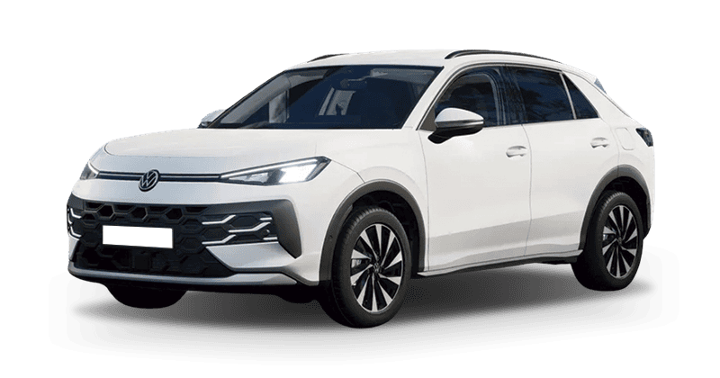 Leasing Coches Volkswagen T-Roc 1.5 eTSI 85kW DSG MAS Blanco Punto, Gris Lobo