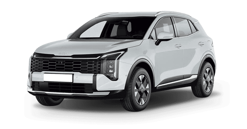 Leasing Coches Kia Sportage 1.6 T-GDi HEV 176kW Drive 4×2 Cassa White, Lunar Silver