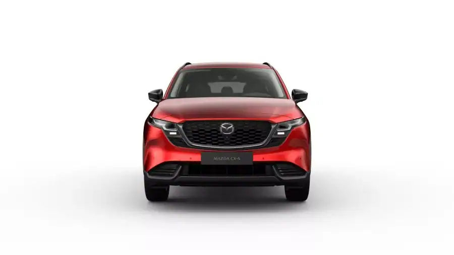 Leasing Coches Mazda CX-5 2.5 Sky MHEV AT FWD Exclusive-Line Soul Red Crystal, Machine Gray