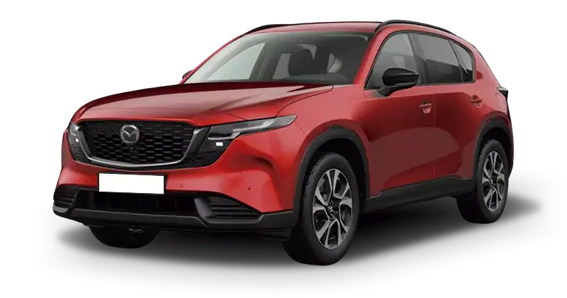 Leasing Coches Mazda CX-5 2.5 Sky MHEV AT FWD Exclusive-Line Soul Red Crystal, Machine Gray