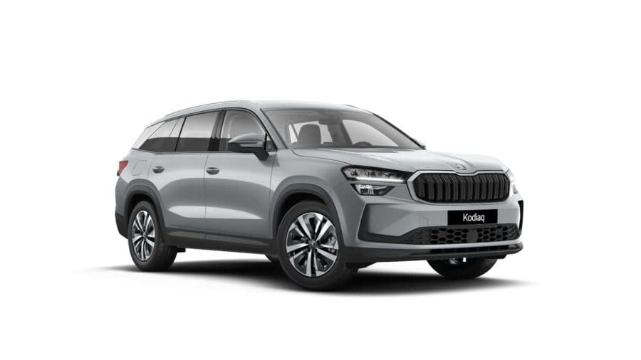Leasing Coches Skoda Kodiaq 2.0 TDI DSG Selection Plata Brillante, Gris Graphite, Blanco Luna