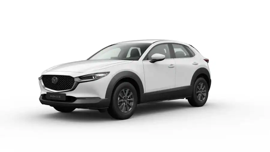 Leasing Coches Mazda CX-30 2.5 e-Skyactiv G MHEV MT Prime-Line Blanco, Soul Red Crystal