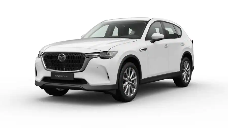 Leasing Coches Mazda CX-60 3.3 e-Skyactiv D MHEV 147kW 8AT RWD Exclusive Line Artic White
