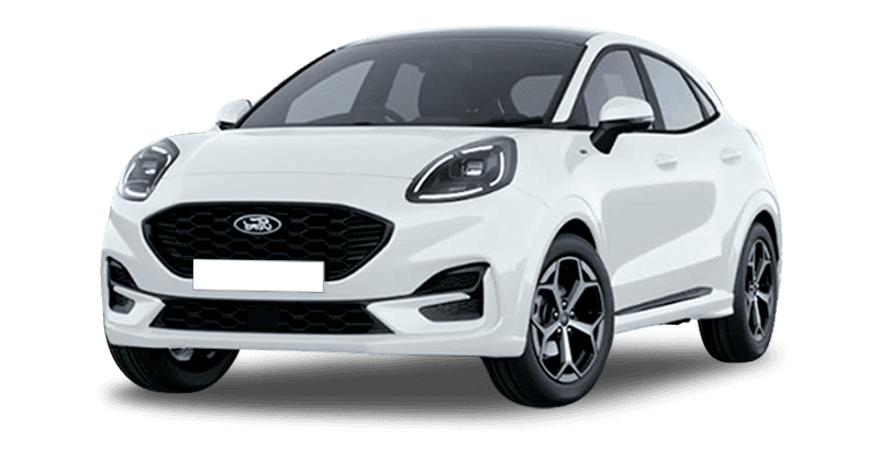 Leasing Coches Ford Puma 1.0 EcoBoost MHEV ST-Line Blanco, Gris Cactus
