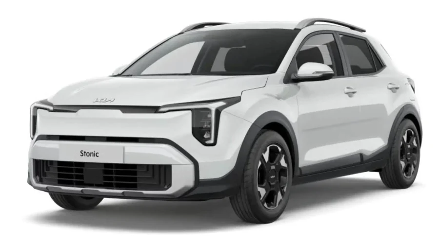 Leasing Coches Kia Stonic 1.0 T-GDi 85kW MHEV Concept Clear White, Astro Grey