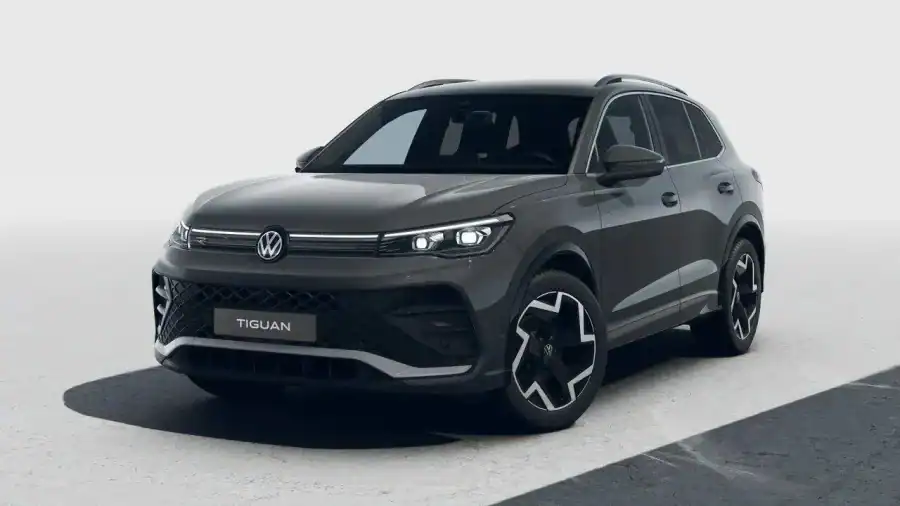 Leasing Coches Volkswagen Tiguan 1.5 eTSI DSG R-Line Gris Delfín, Blanco