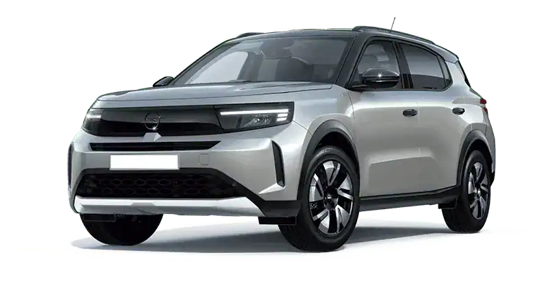 Leasing Coches Opel Frontera 1.2T XHT Hybrid eDCT6 107kW Ultimate Kristall Silver, Arktis White