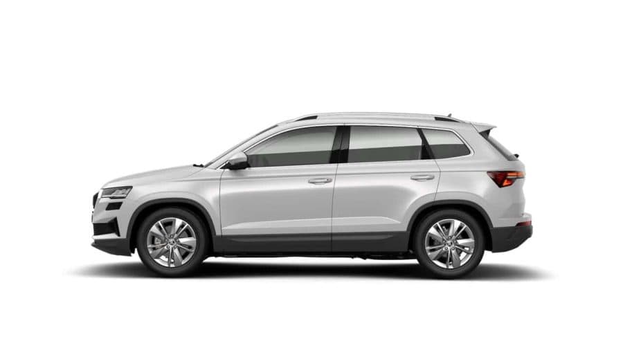 Leasing Coches Skoda Karoq 2.0 TDi DSG Selection 4×4 Blanco Luna, Gris Graphite